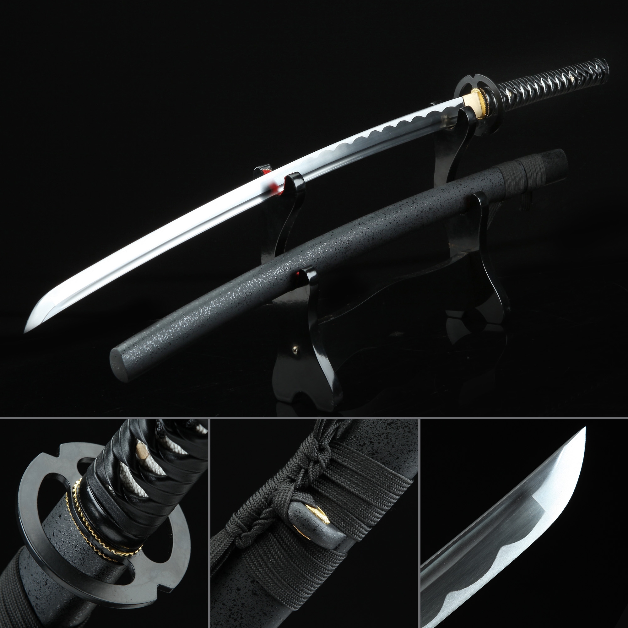 black blade black katana