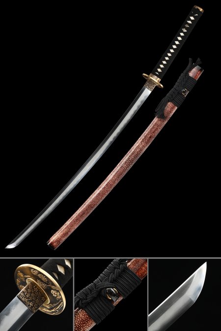 High-performance Handmade Full-tang Katana Sword With Folded Melaleuca Steel Blade