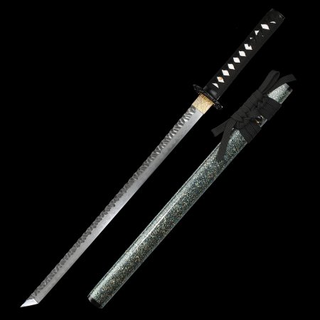 Handmade Full Tang Ninja Sword T10 Carbon Steel With Multi-colored Scabbard