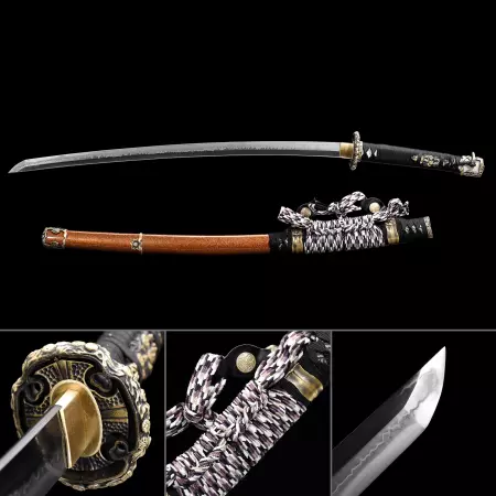 Authentic Japanese Tachi Odachi Sword T10 Folded Clay Tempered Steel