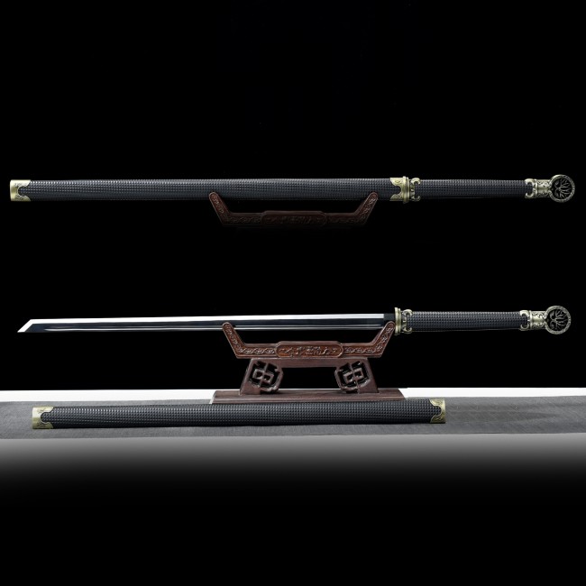 Modern Ninjato | Handmade Japanese Ninjato Sword With Black 