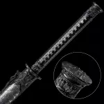 Tsuba Negro Ninjato