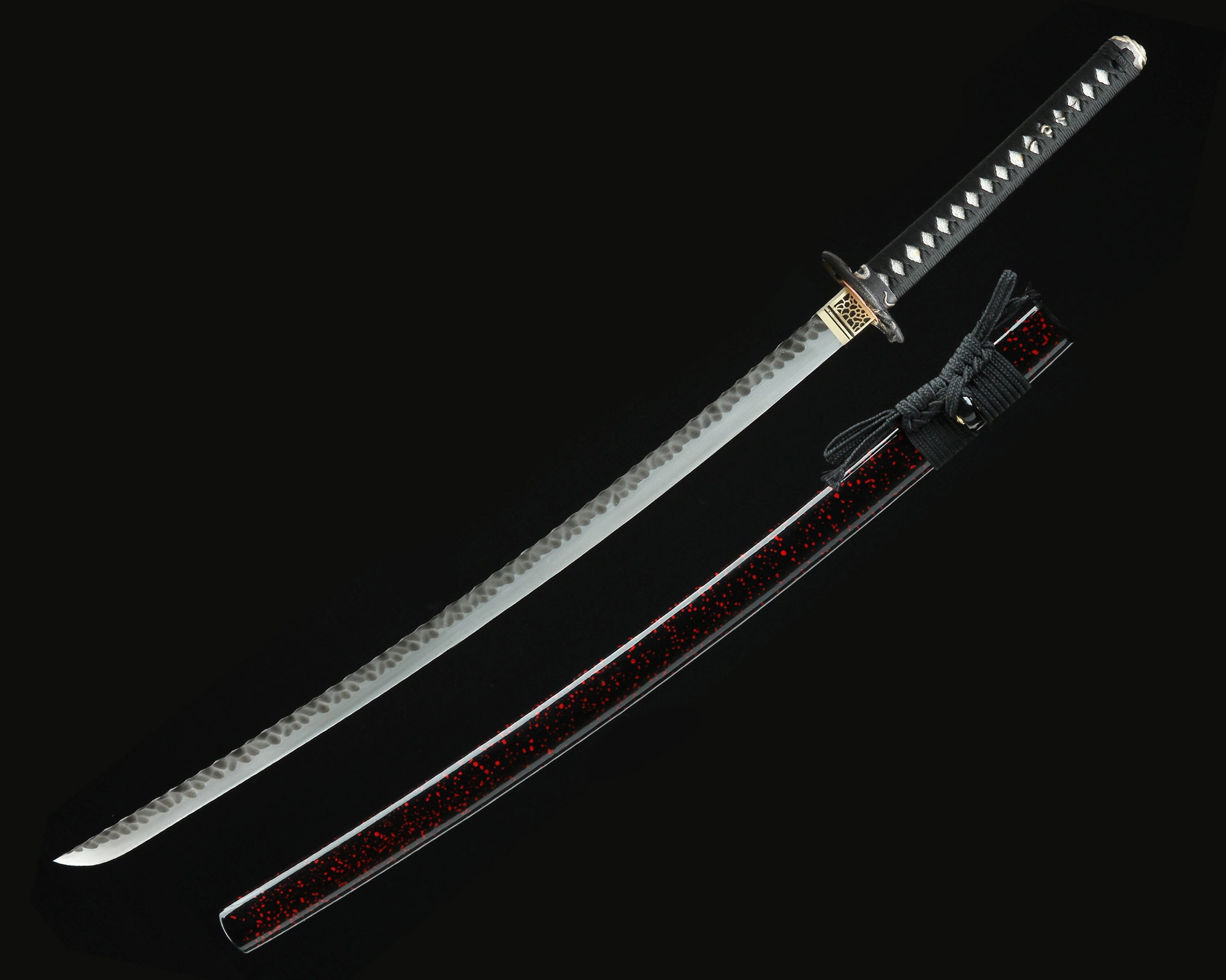 Real Katana  Handmade Japanese Katana Sword Damascus Steel Hand Forge -  TrueKatana
