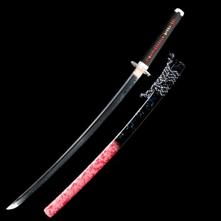 Handmade Japanese Katana Sword With Snake Tsuba