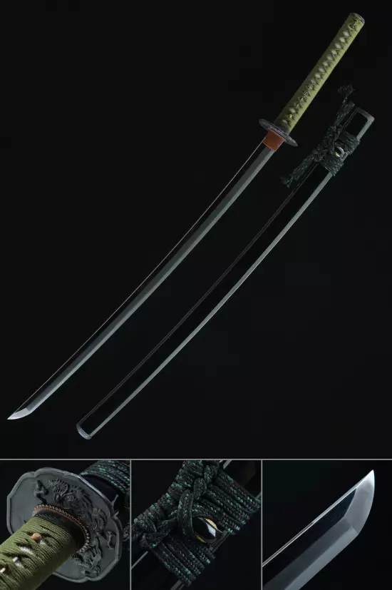 High-performance Battle Ready Japanese Katana Sword Tamahagane Steel