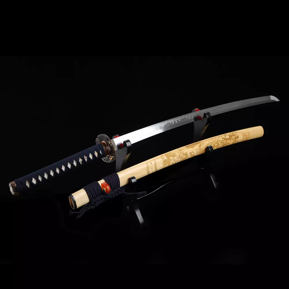Katana Sword | Phoenix Tsuba T10 Carbon Steel Katana, Handmade