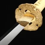 Yellow Crod Handle Katana
