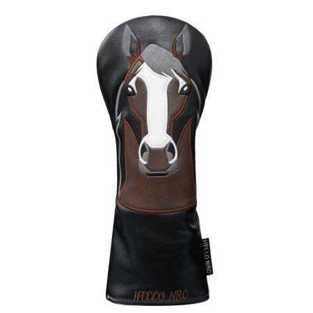 Horse Head Driver Headcover - Black