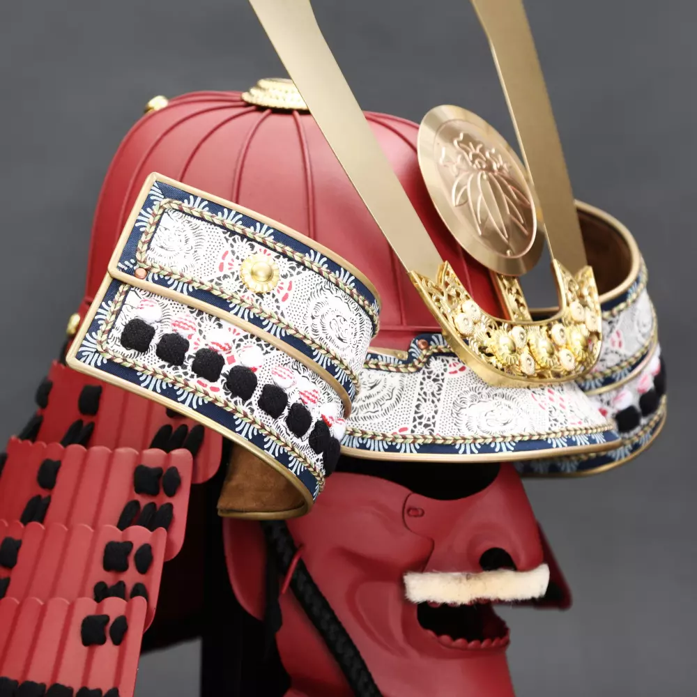 Traditional Japanese Armor | Handmade Red Arima Clan Japanese
