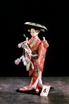 Silk Japanese Geisha Dolls