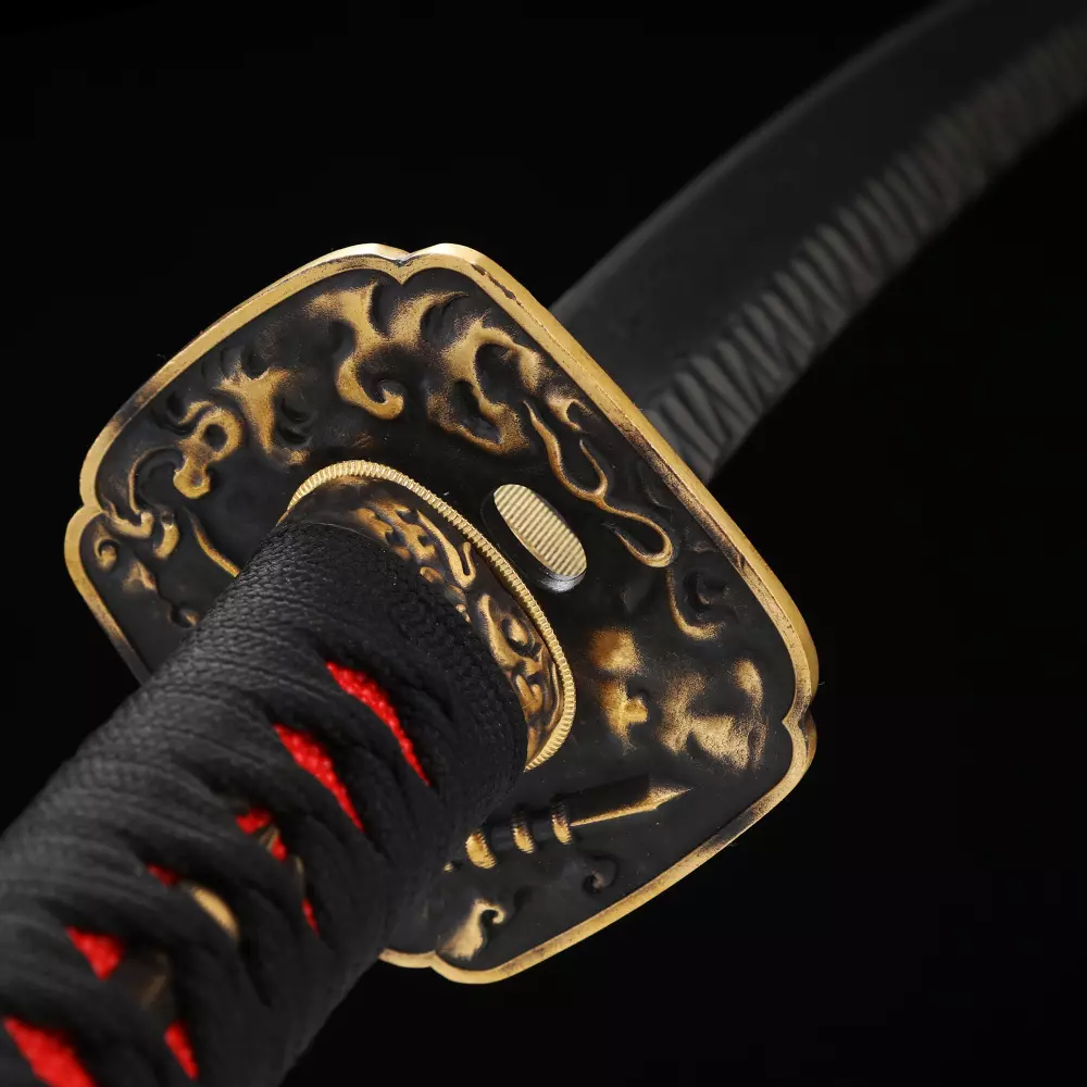 saya-handmade38 Damascus Katana | Handmade Japanese Katana Sword Pattern