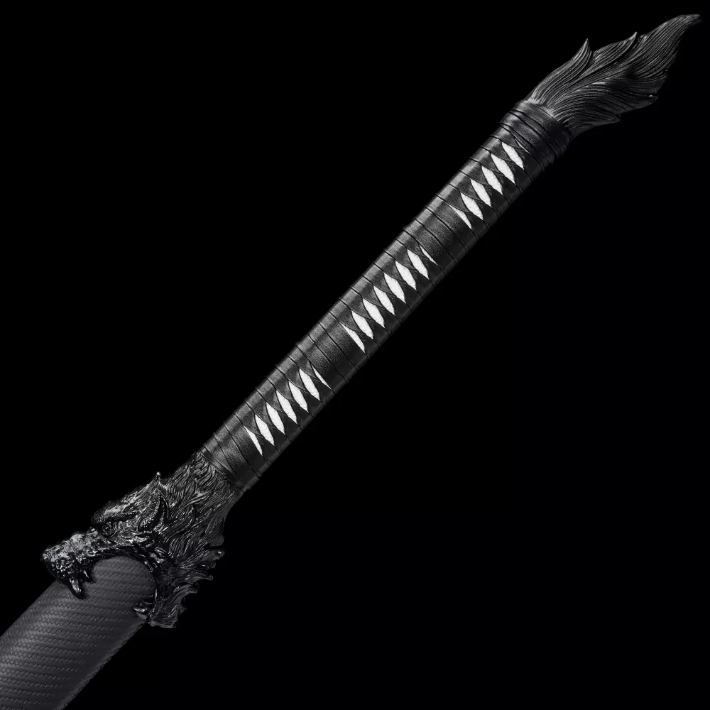 Black Blade Katana | Black Blade Katana in Manganese Steel with