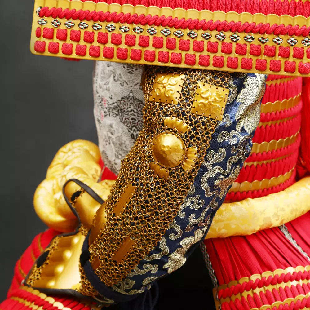 Samurai Armor | Handmade Golden Takeda Clan Japanese Samurai Armor