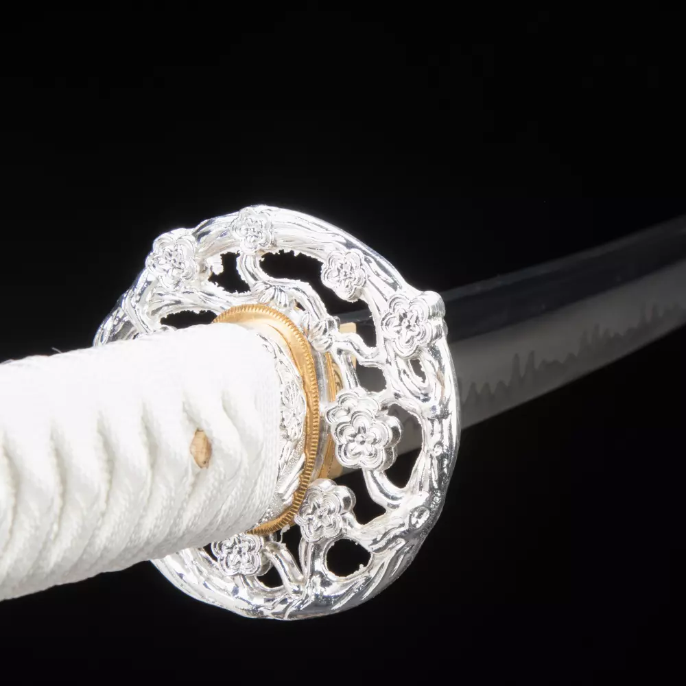 White Katana | White Katana, Handmade Japanese Katana Sword T10