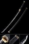 Katana Moderne, épée De Samouraï Japonaise Faite à La Main En Acier à Haute Teneur En Manganèse Avec Fourreau Noir