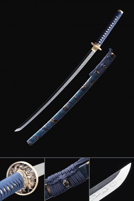 Handmade Japanese Katana Sword T10 Carbon Steel