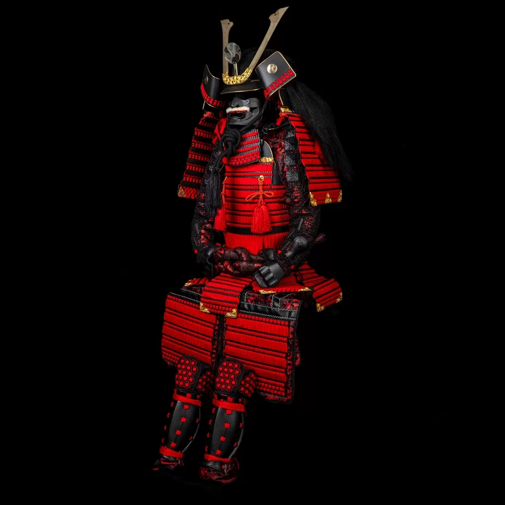 Traditional Samurai Armor | Handmade Oda Clan Kachi Red And Black