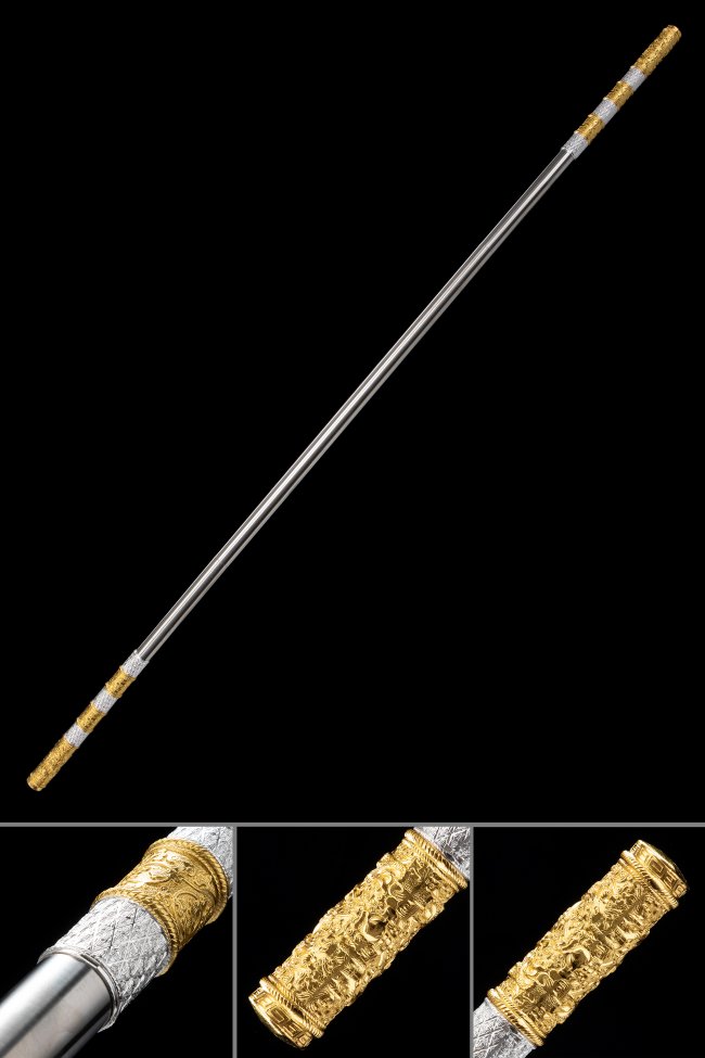 Monkey King Ruyi Jingu Bang - Stainless Steel Golden Cudgel From Journey to the West