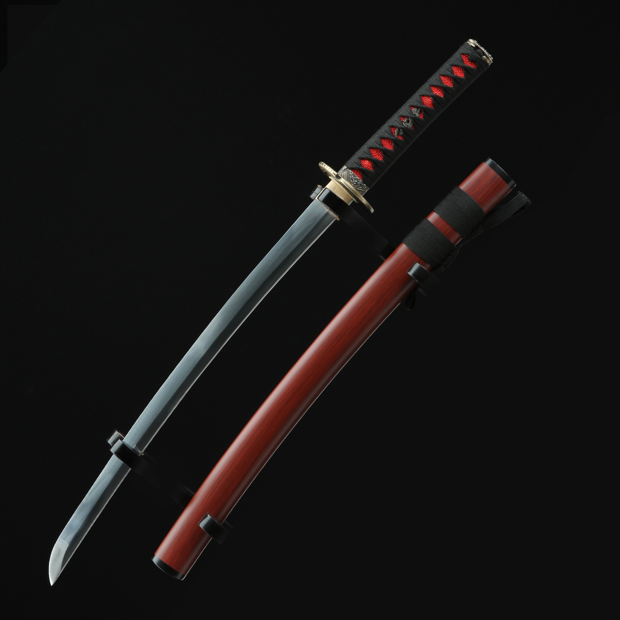 HMS Japanese Samurai Wakizashi Sword, Warrior Tsuba, Hand