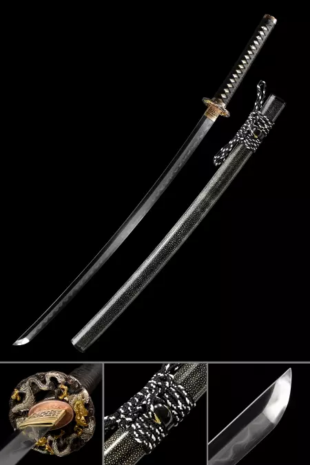 High-performance Japanese Katana Sword Sanmai Steel Real Hamon