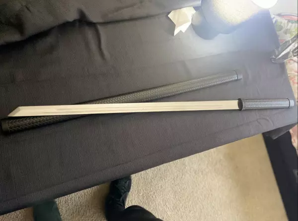 Handmade Japanese Ninjato Sword 1045 Carbon Steel No Guard
