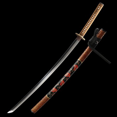 High-performance Handcrafted Katana Sword Tamahagane Steel With Hand-sharpened Blade