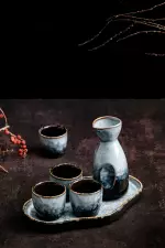 Ceramic Japanese Sake Set