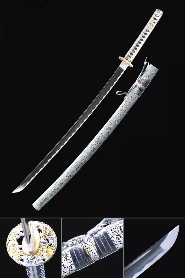 Silver Katana Sword for Sale - TrueKatana