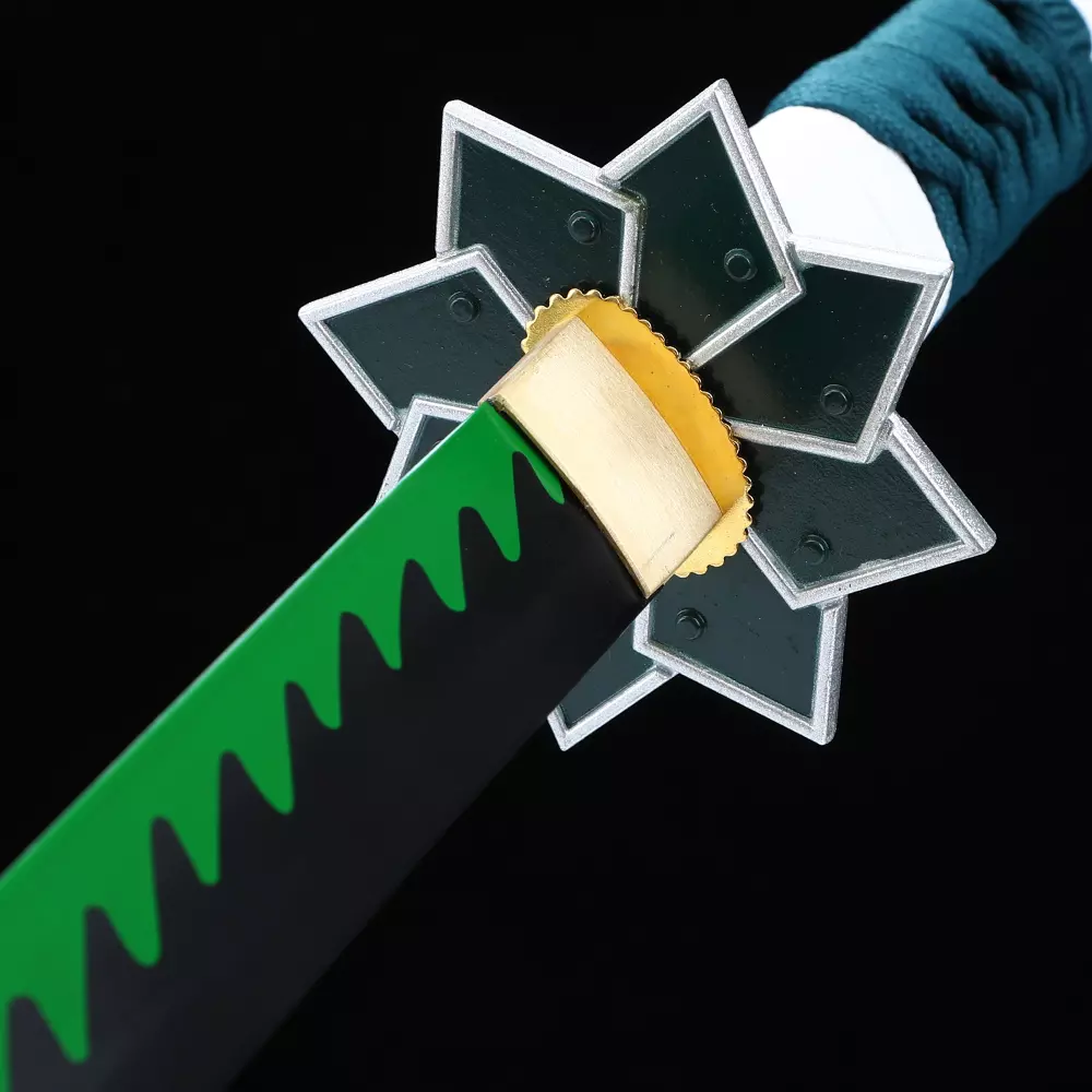 Sanemi's Sword - Demon Slayer: Sanemi Shinazugawa's Green Nichirin