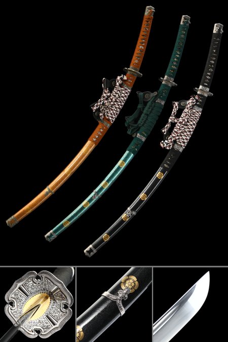 Handmade Japanese Odachi Sword 3 Set 1095 Carbon Steel