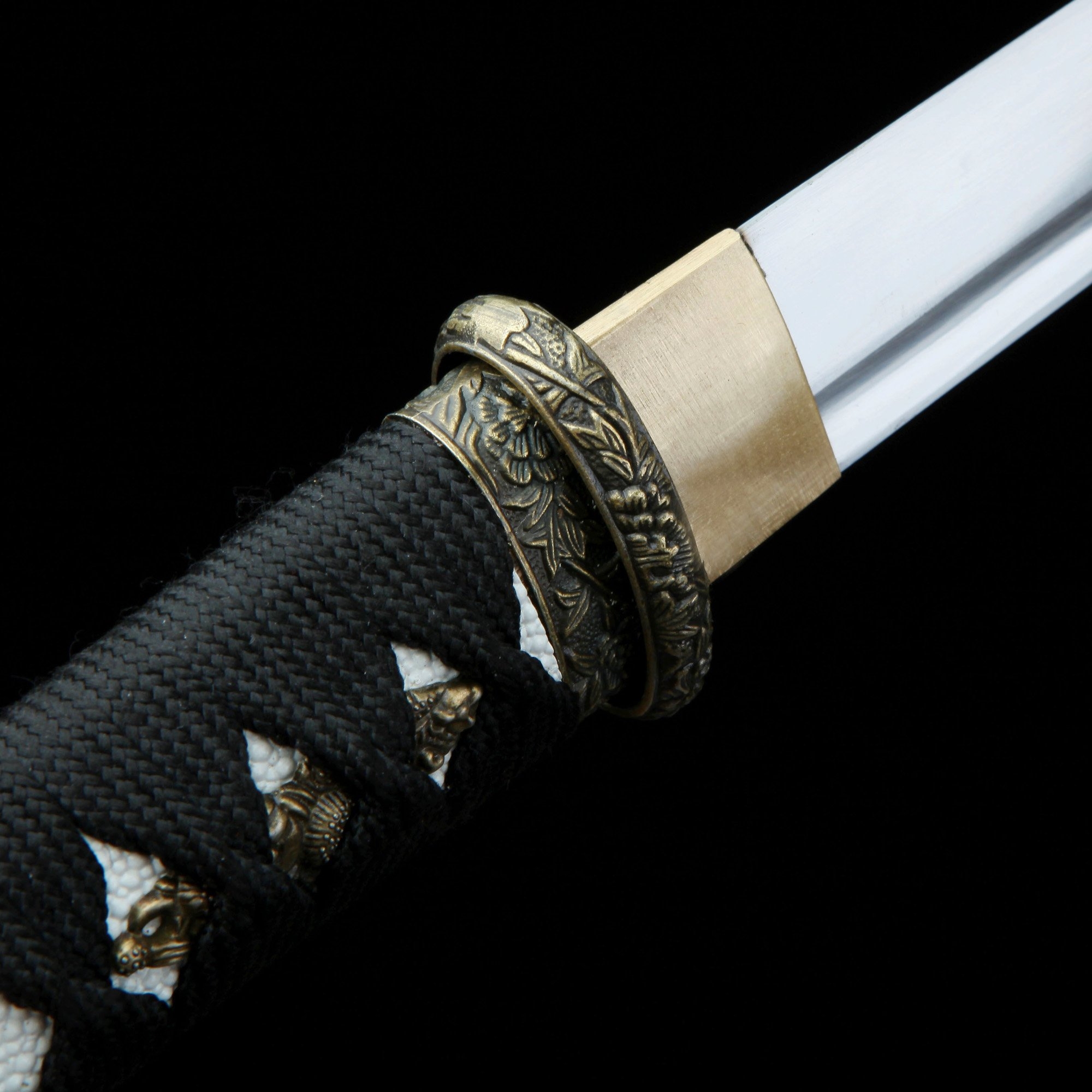 SV Mini Katana Samurai Sword Tanto Japanese Little Samurai Short Sword  Printed 1045 Medium Carbon Steel Full Tang Hand Forged Sharp 16.53 inches  in Dubai - UAE