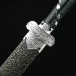 Black Lather Handle Chinese Dao