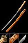 Japanese Katana Sword, Handmade Samurai Sword 1045 Carbon Steel Blade With Dragon Tsuba
