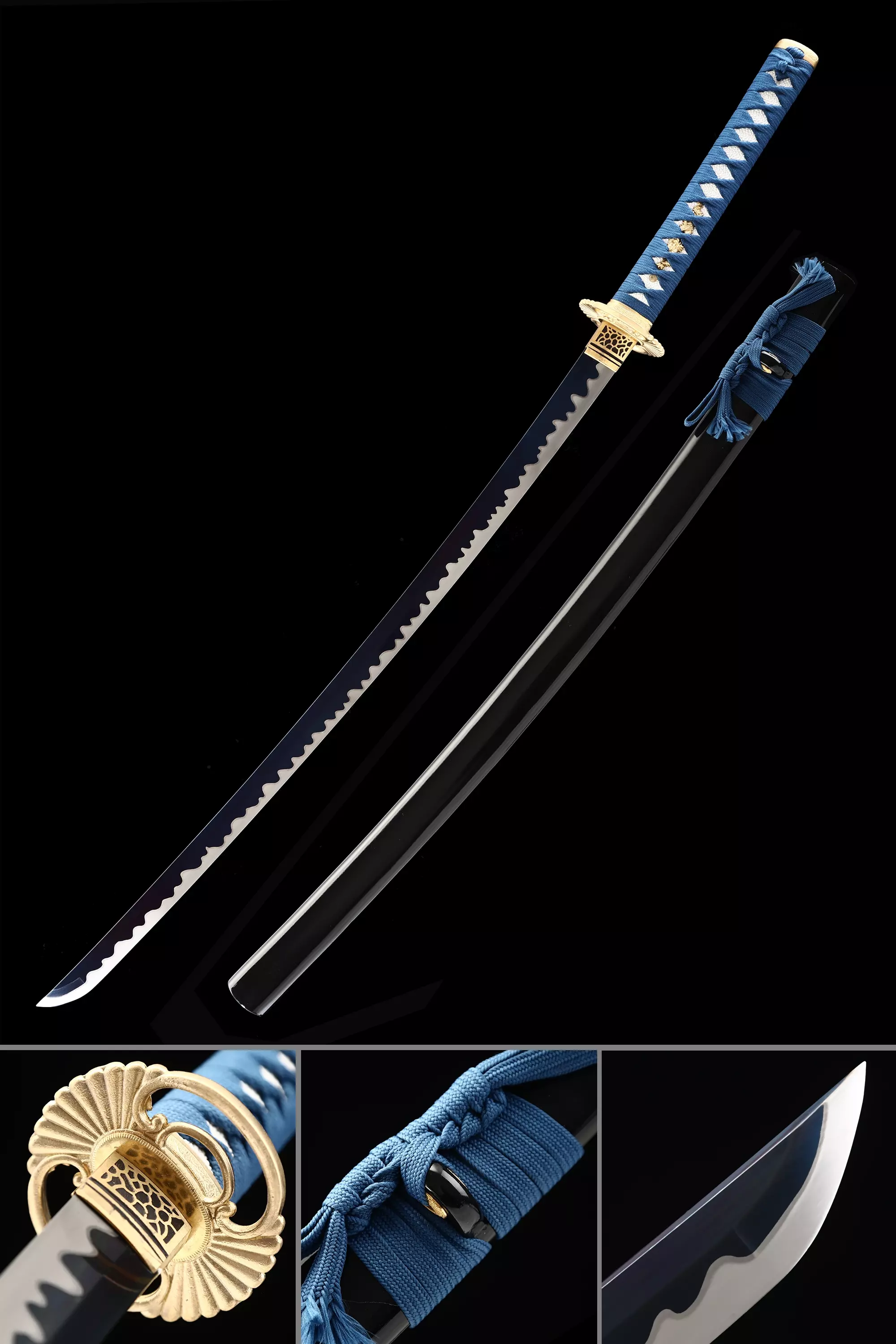 Japanese Katana | Handmade Japanese Katana Sword High Manganese Steel ...