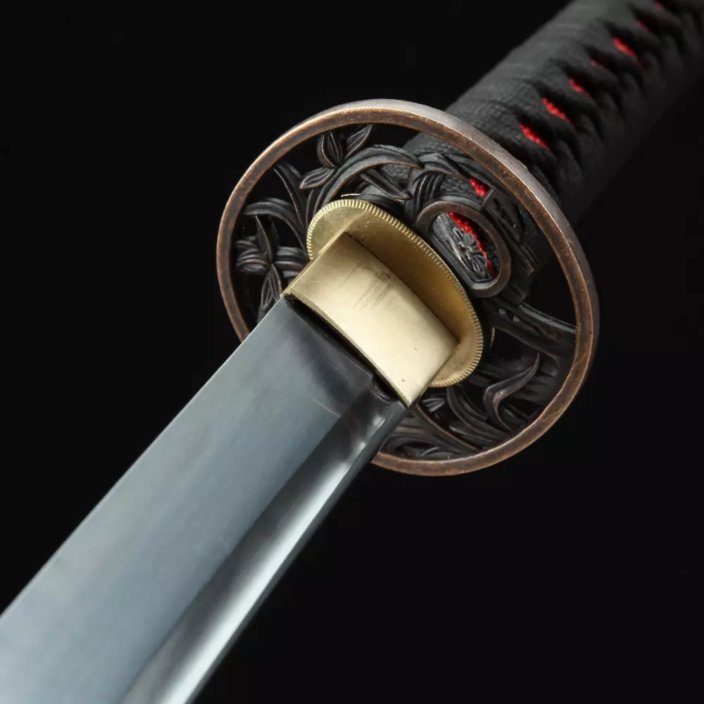  OYZ Espada Katana japonesa hecha a mano 1045 de acero