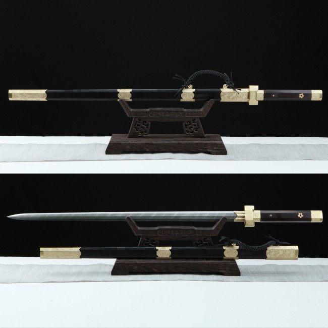 Chinese Straight Sword  High-performance Pattern Steel Sharpening