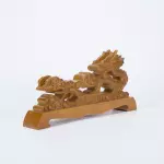 Original Design Handmade Natural Wood Dragon Single Layer Sword Stand Holder