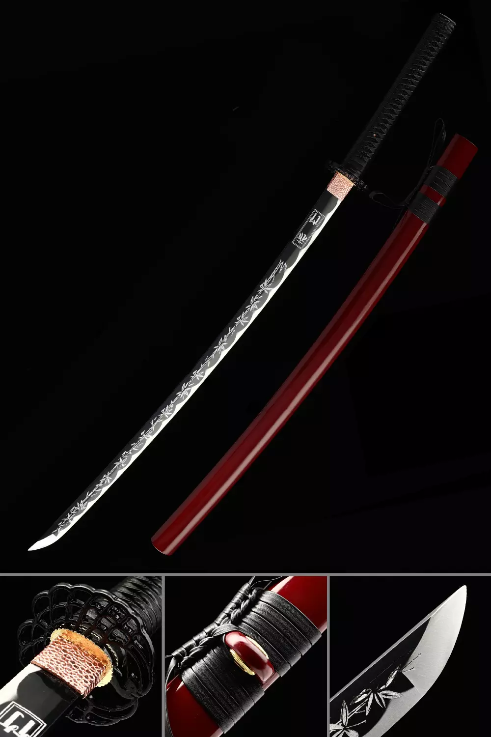  Katana Espada Real Foled Acero Hierro Tsuba Japón Samurai  Nihontou Muy afilado Listo para la batalla : Deportes y Actividades al Aire  Libre