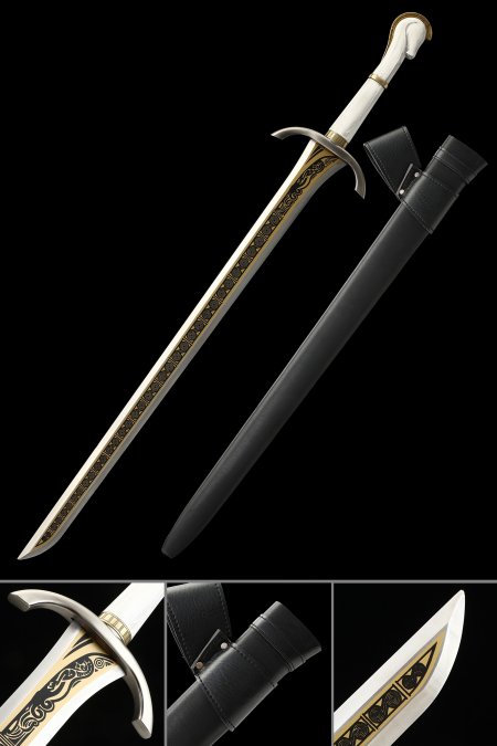 Medieval European Sword Handmade Stainless Steel Blade And Zinc Alloy Grip