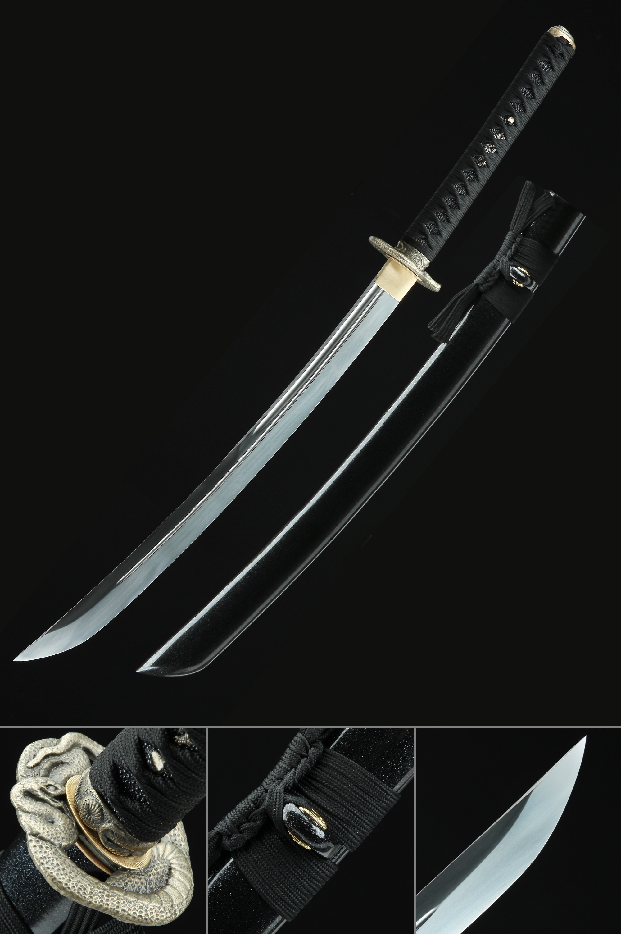 Handmade Japanese Naginata Sword High Manganese Steel