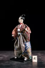 Silk Japanese Samurai & Ninja Dolls