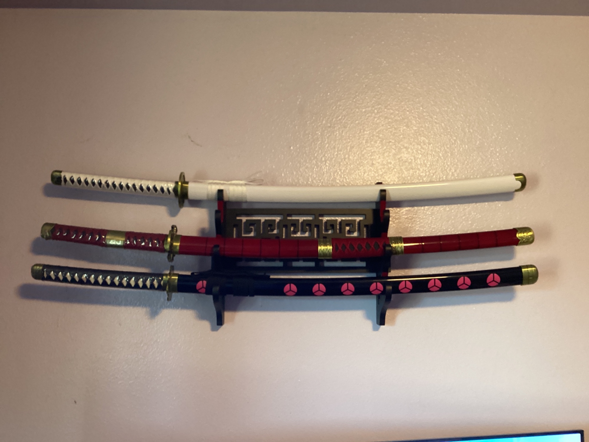 Roronoa Zoro Santoryu Set - One Piece 3-Sword Replica, Wado Ichimonji, Sandai Kitetsu, Shusui